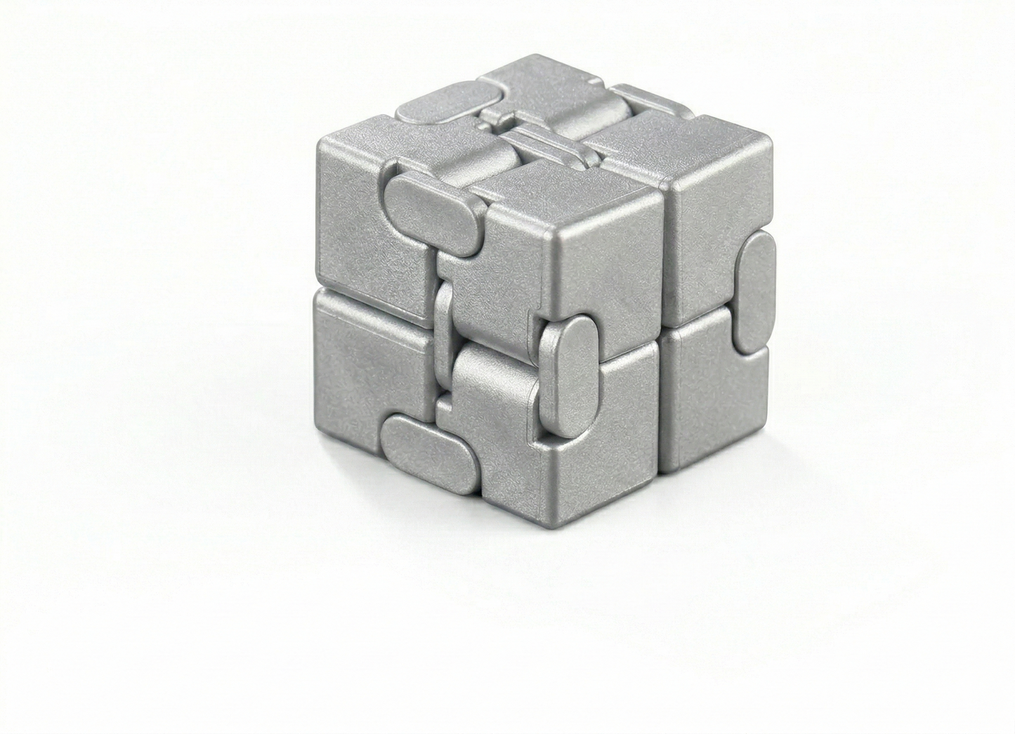 Silver Infinity Cube Fidget