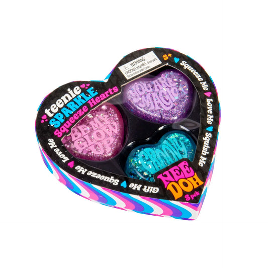 Needoh Teenie Squeeze Hearts 3-Pack
